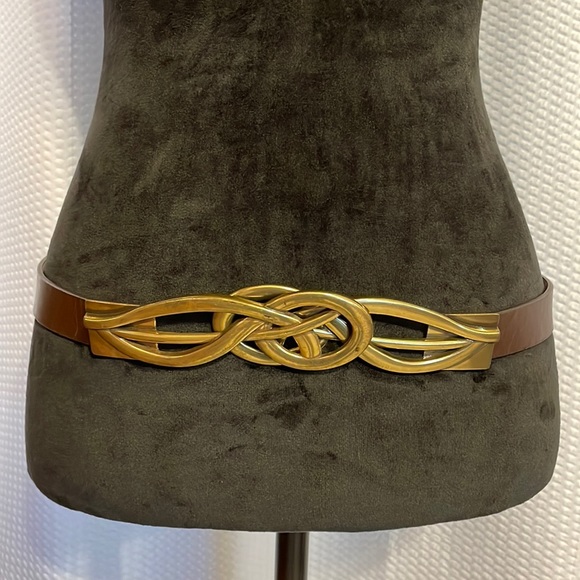 Chico's Accessories - Chico’s dark brown belt with metal buckle size M/L